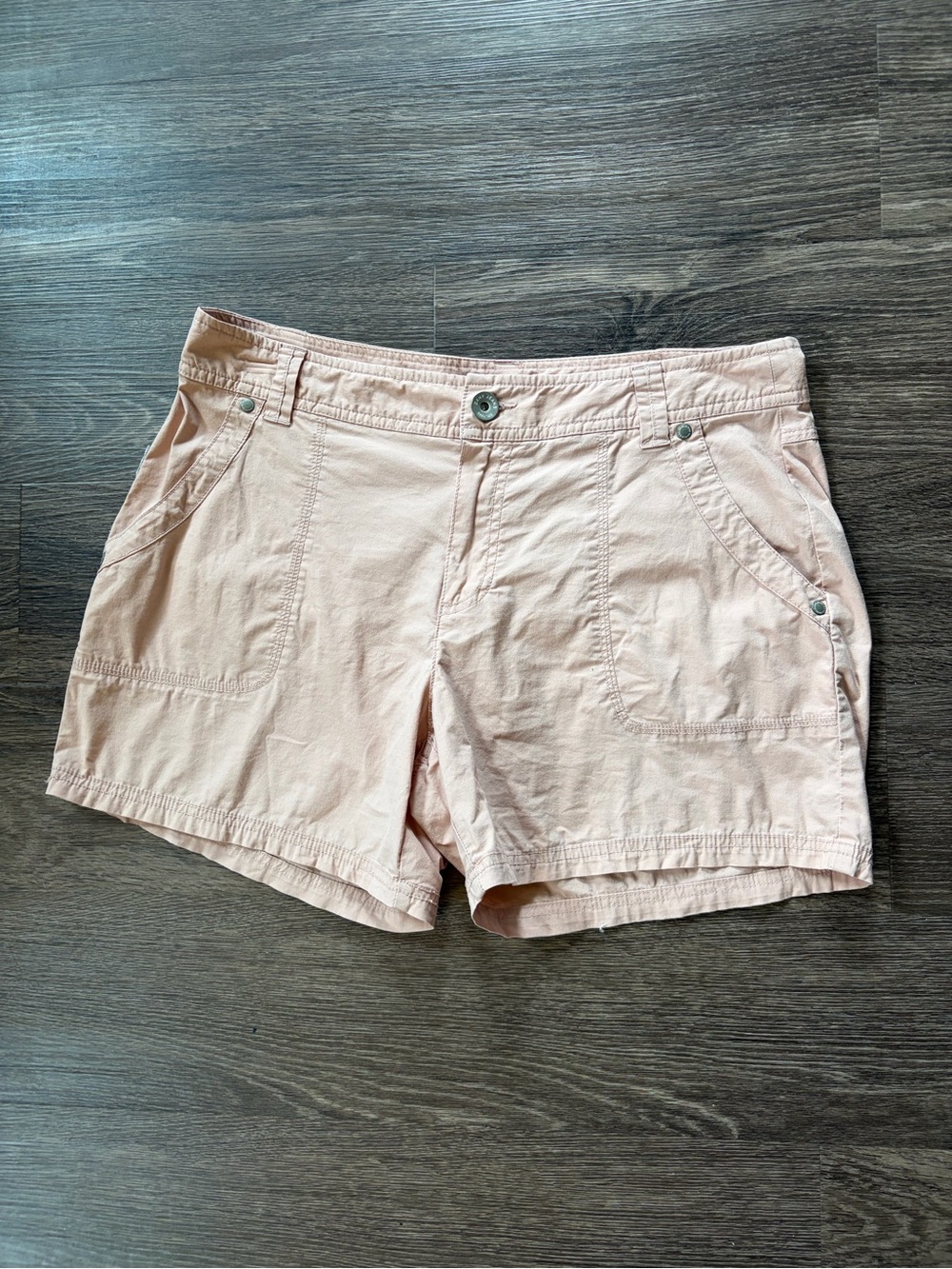 DKNY Jeans Pink Utility Shorts Size 10 | Cotton Stretch Casual Summer Shorts